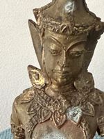 Buddha Statue antik mit Patina, 🌸 Burma/Thailand