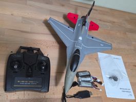 Rc edf Jet volantex f16 RTF, 3xAkku