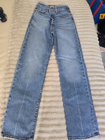 Levi's Premium Jeans Ribcage Straight blau Grösse 26