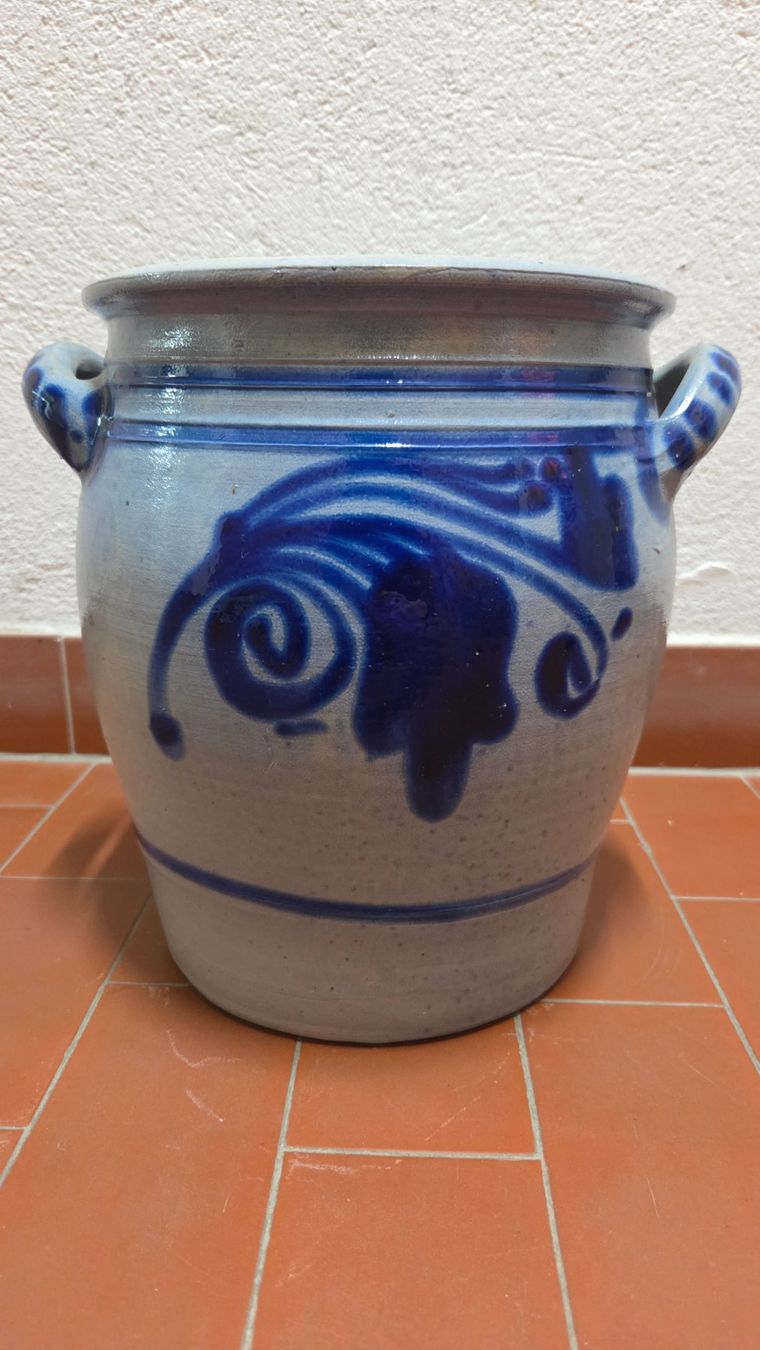 Vasi & Recipienti: Pot Grès ancien bleu cobalt (Westerwald) – Usato da Corseaux venduto da 4CAHUETE 6