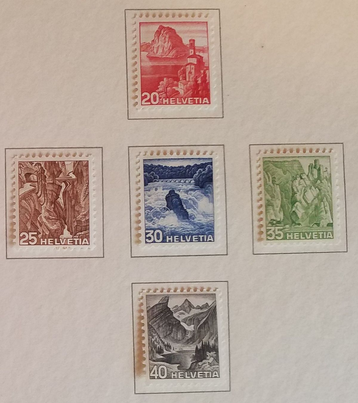 Alle Briefmarken: 1936, Geschenkheft, Frankomarken 1936-1941, Kt. Lp – Neu (gemäss Beschreibung) aus Baden von Eggi 5