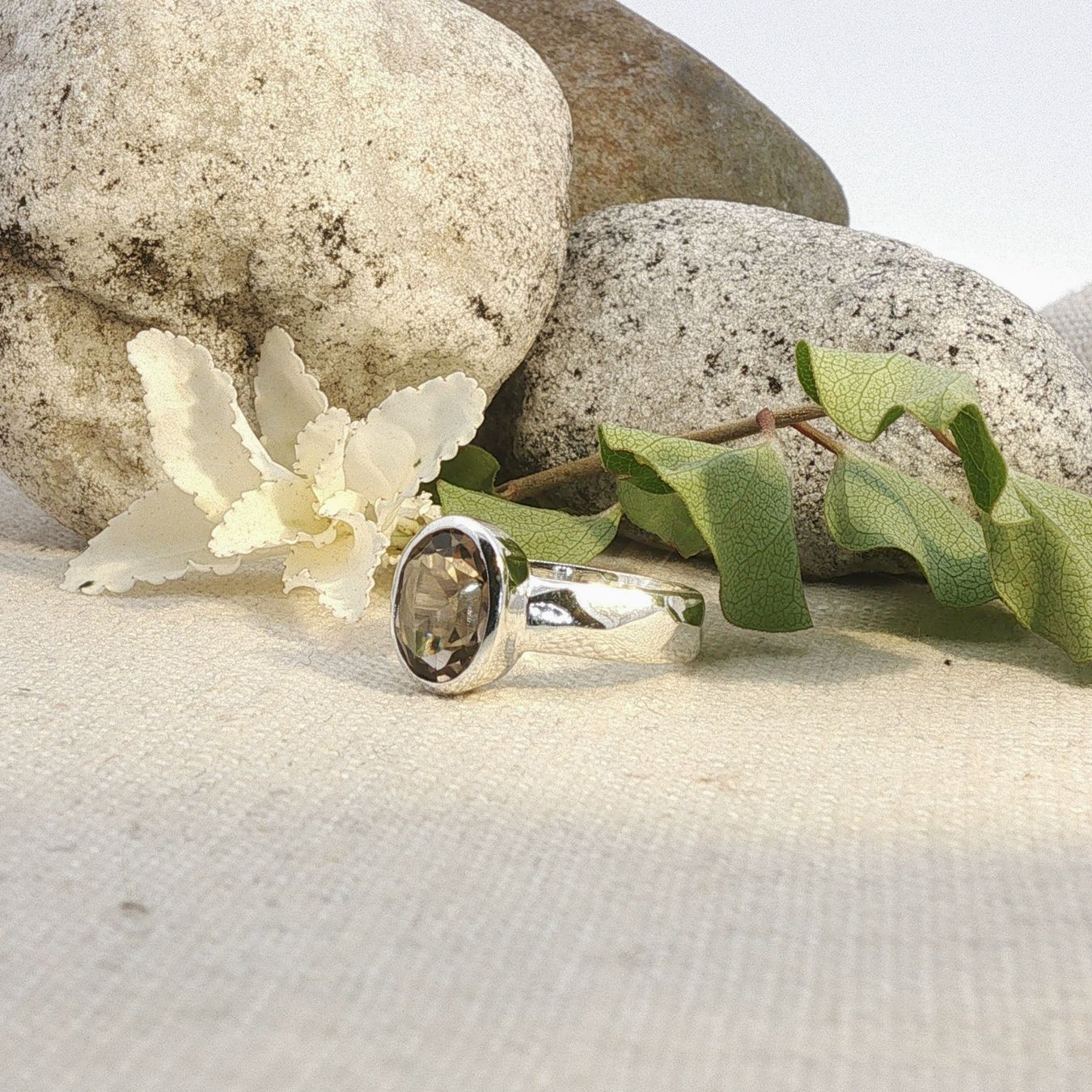 Olga Ribler Anelli: Rauchquarz Ring - Sterling Silber 925 - Grösse 54 – Nuovo (secondo la descrizione) da Luzern venduto da Schmuckoutlet 8
