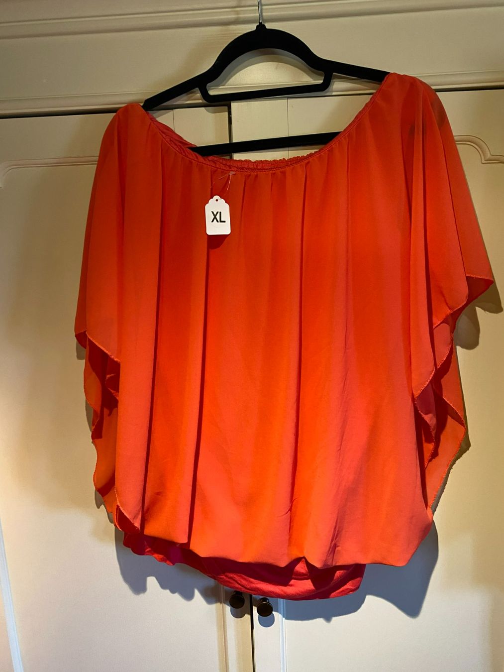 Camicette: BLUSENKLEID-NEON,ROT-ORANGE – Nuovo e nell'imballaggio originale da Meienried venduto da ManuelaBoutique 1