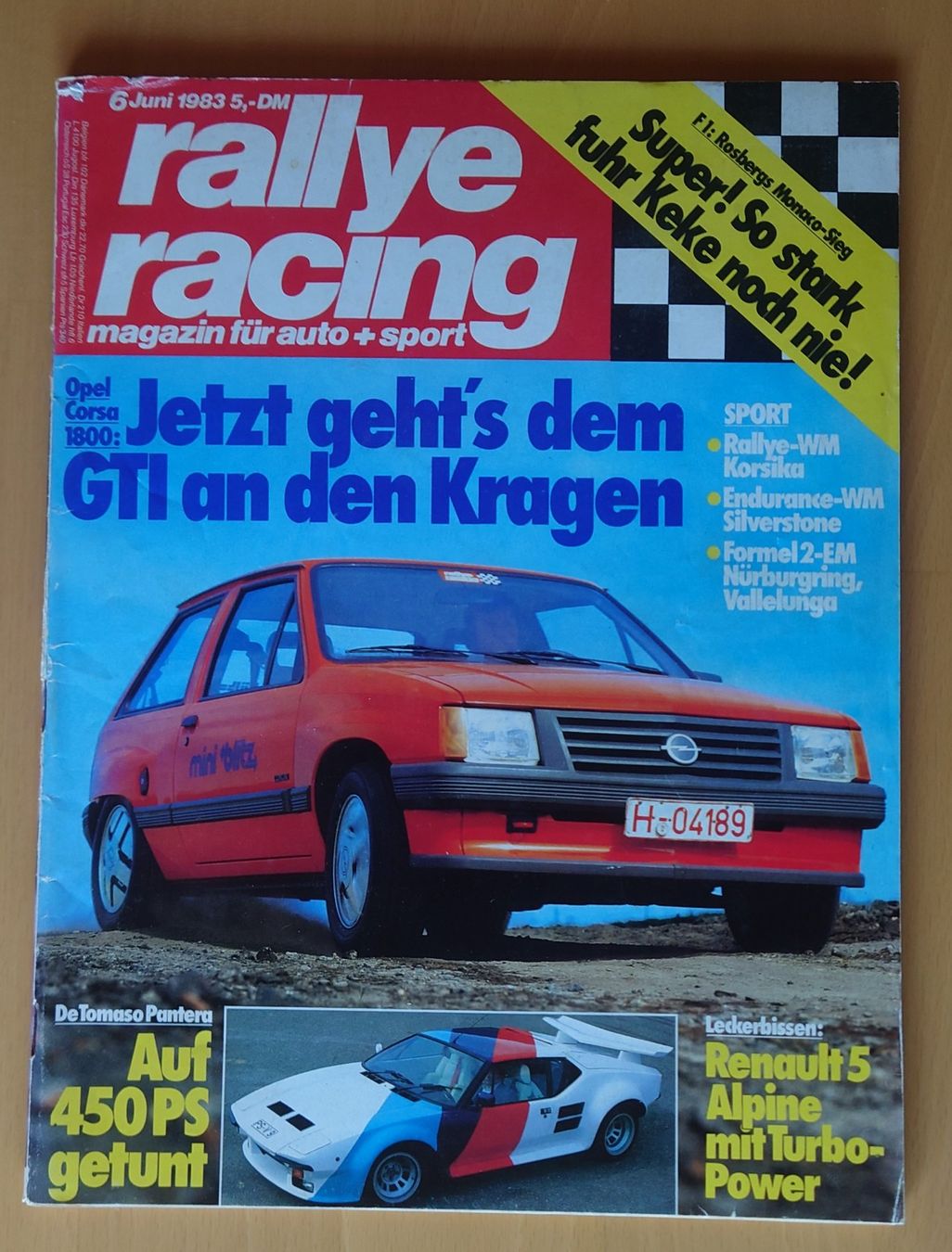 Zeitschriften & Magazine: De Tomaso Pantera (03) - Rallye Racing Juni 1983 – Gebraucht aus Gonten von Gaetzimat5 2