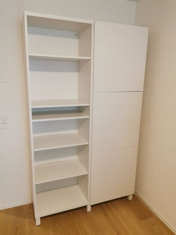 Weisser IKEA Kleiderschrank mit viel Stauraum Kaufen auf Ricardo