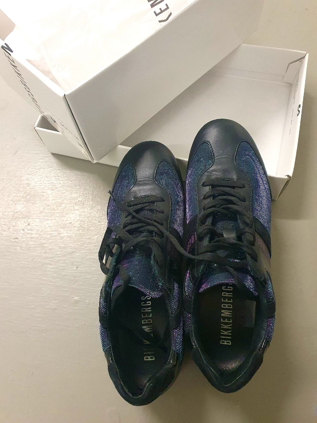 Bikkembergs Damenschuhe: Bikkembergs Sneaker Glitzer Schwarz Gr. 38 – Neu (gemäss Beschreibung) aus Dänikon ZH von tob_dx96