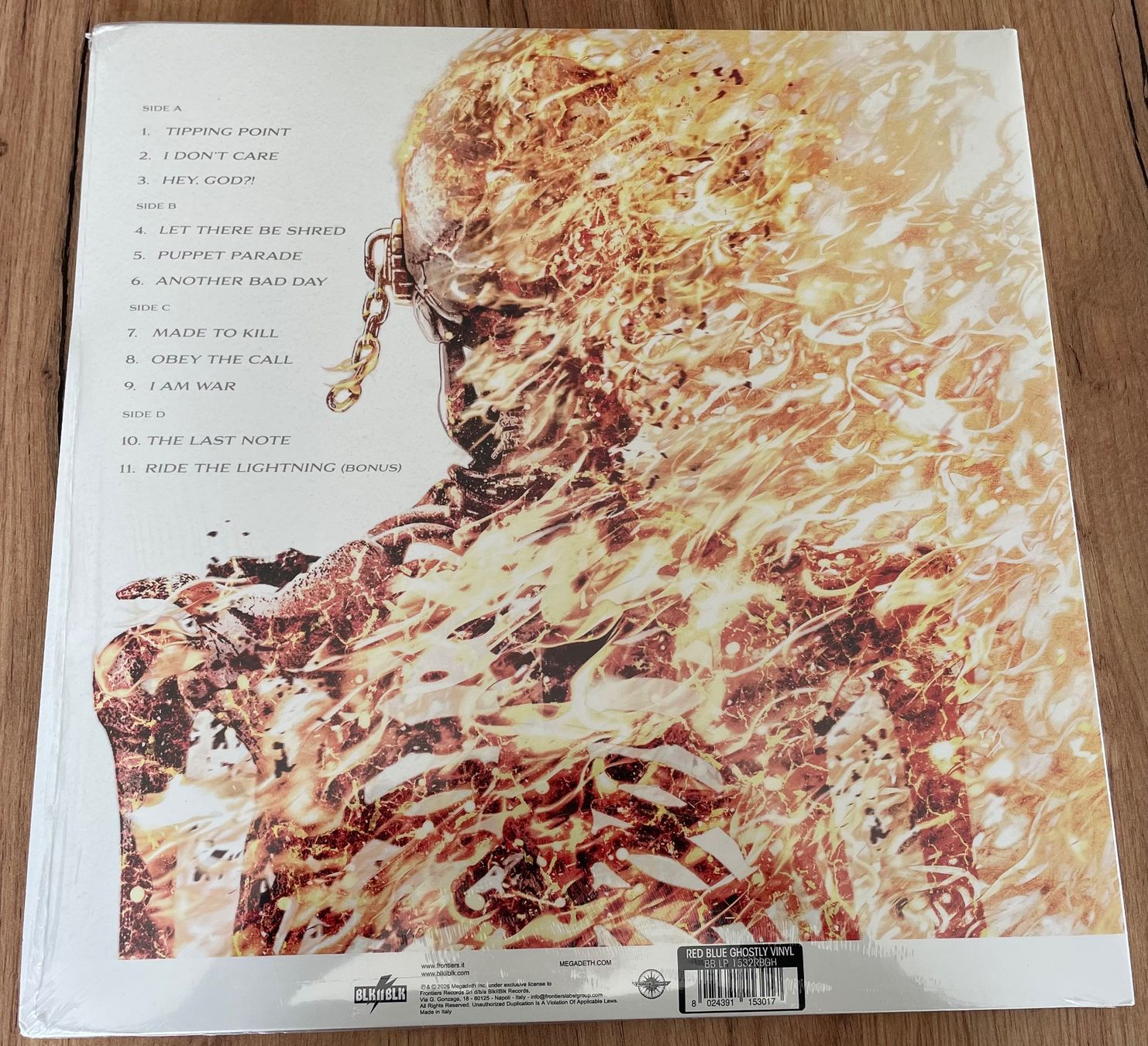 Dischi in vinile: Megadeth - Same Vinyl Red/Blue Ghostly Lp Signiert – Usato da Endingen venduto da Oermi 2
