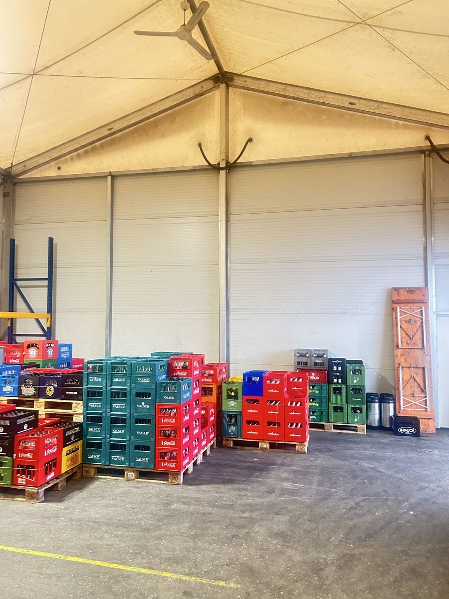 Tentes & Pavillons: Lagerzelt mit Eingangshalle – D'occasion à Neuenkirch par egi500 4