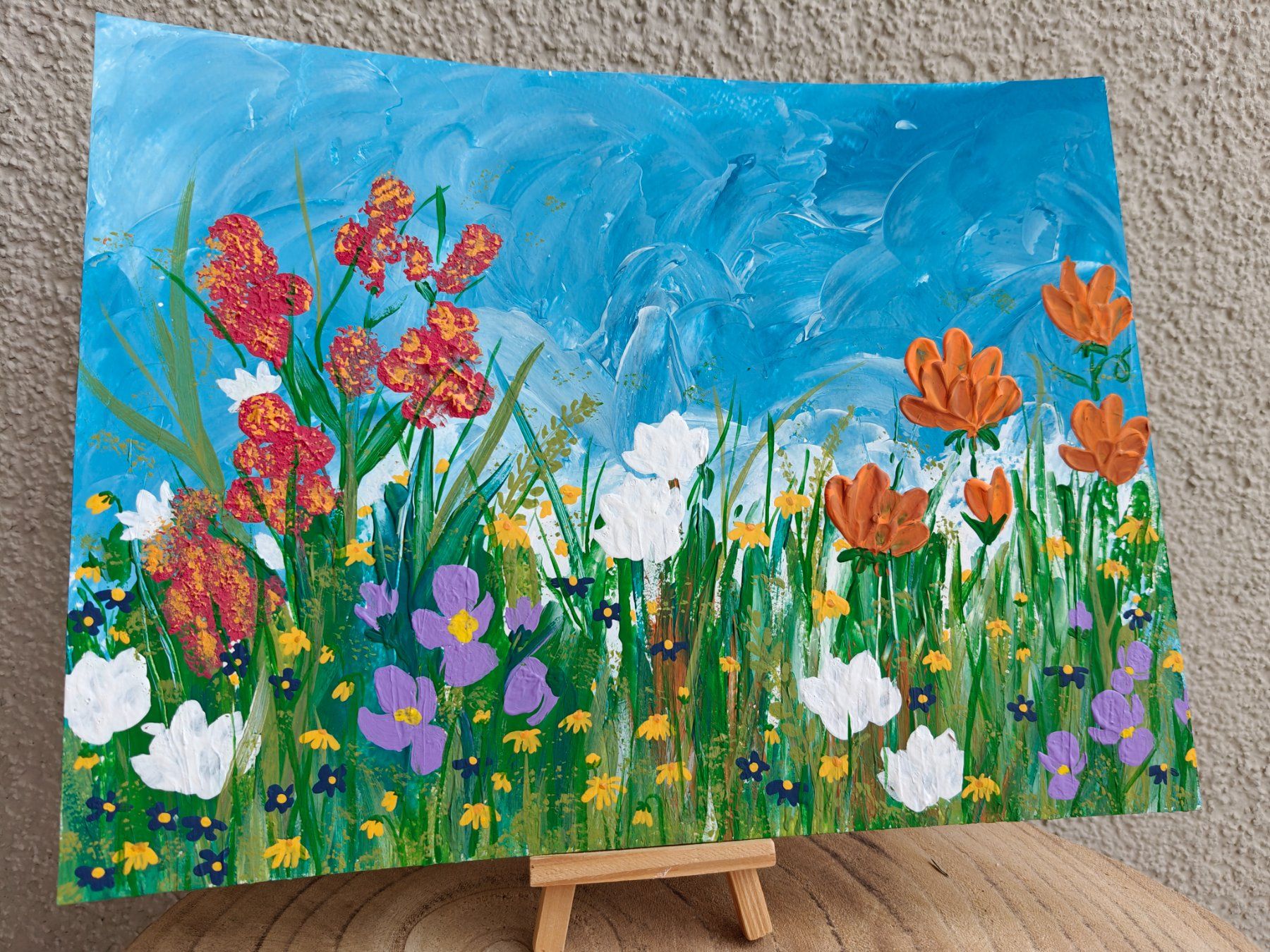 Gemälde: Gemälde Acryl, Blumenwiese – Neu und originalverpackt aus Winterthur von GDaniela 2