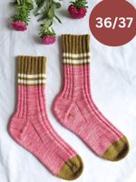Handgestrickte Socken, Gr. 36/37, Wollsocken, Geschenk