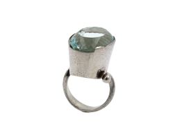 Ring mit ca. 40ct grossem Aquamarin 925 Silber *S4610
