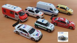 BUSCH/Schuco Die Cast - 7 Modellautos - 1:87 (H0)
