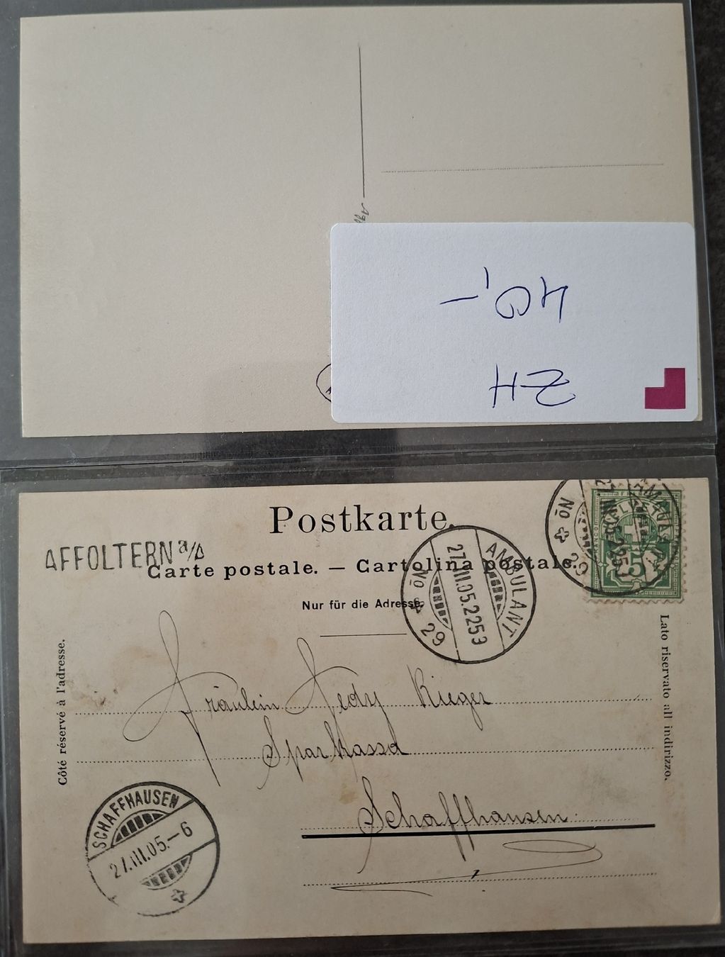 Cartes postales: Affoltern am Albis – D'occasion à Affoltern am Albis par Broki-Albis 1