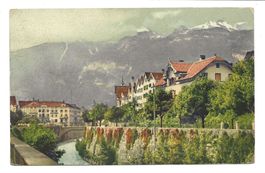 Chur (GR) Plessurquai - Wohnhäuser - 1909