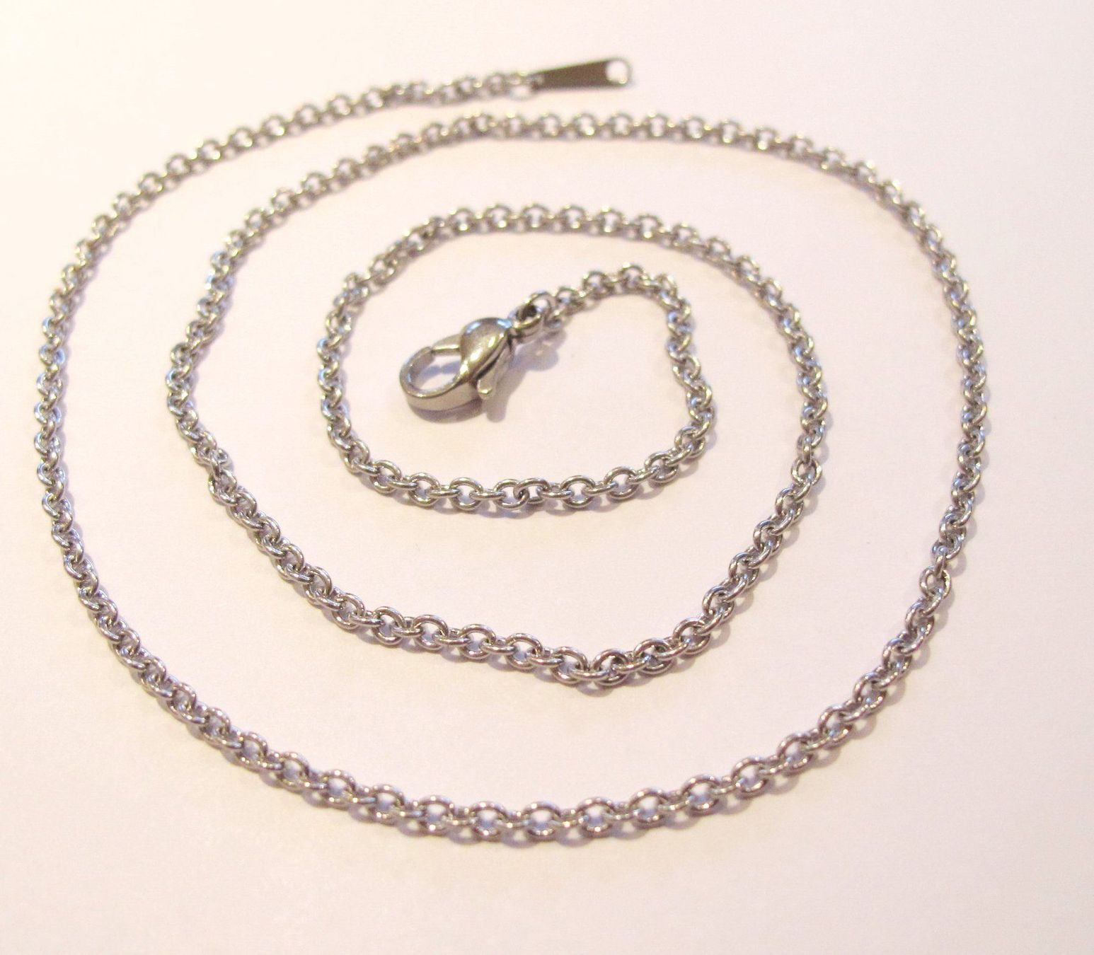 Catenine: Aktion Kette Chromstahl 50cm Ketteli – Nuovo (secondo la descrizione) da Schwanden GL venduto da UHRKNALL 1