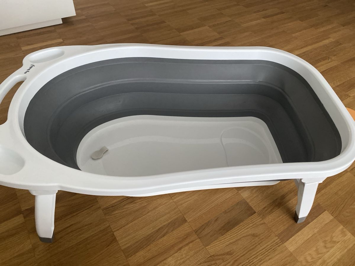 Vasche da bagno: Klappbare Babybadewanne weiss/grau – Usato da Rupperswil venduto da ang_v2m8 2