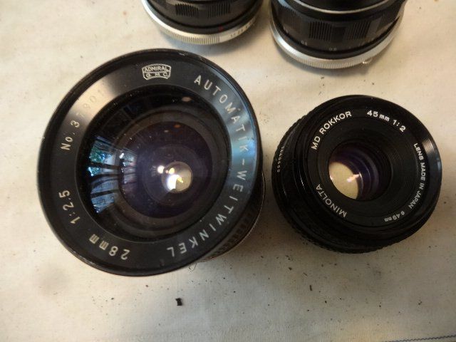 Minolta Fotocamera: 4 STK MINOLTA MF LENS TIP TOP LÄÜFT.ETUI. – Usato da zürich venduto da ahmad01 6