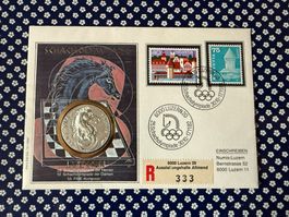 Numisbrief Erni Silber / selten matte Variante (LP 150.-)