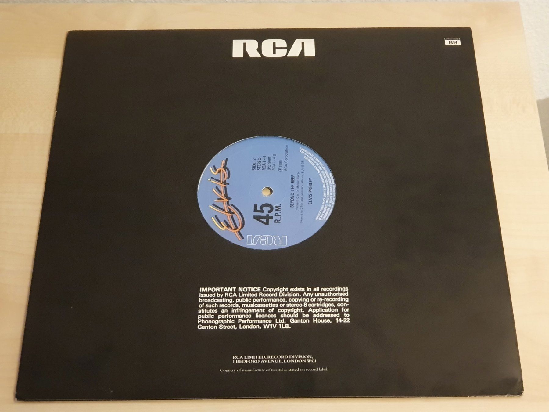 Schallplatten: Elvis Maxi Single Its Only Love – Gebraucht aus Uerschhausen von Burton77 1