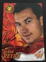 Signierte Karte Alban Rexha SCL Tigers Saison 13/14 #87