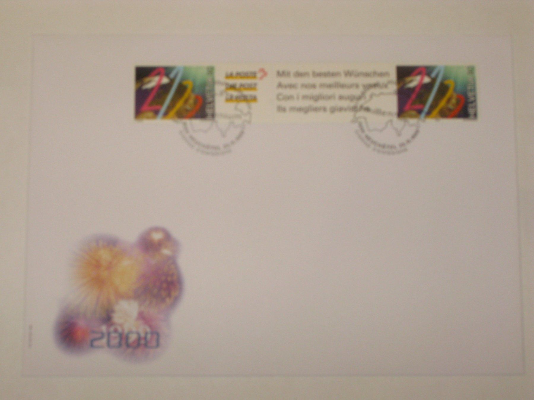 Tutti i francobolli: S78AI Sondermarke Millenium FDC 23.11.1999 – Usato da Riken AG venduto da HEROWE