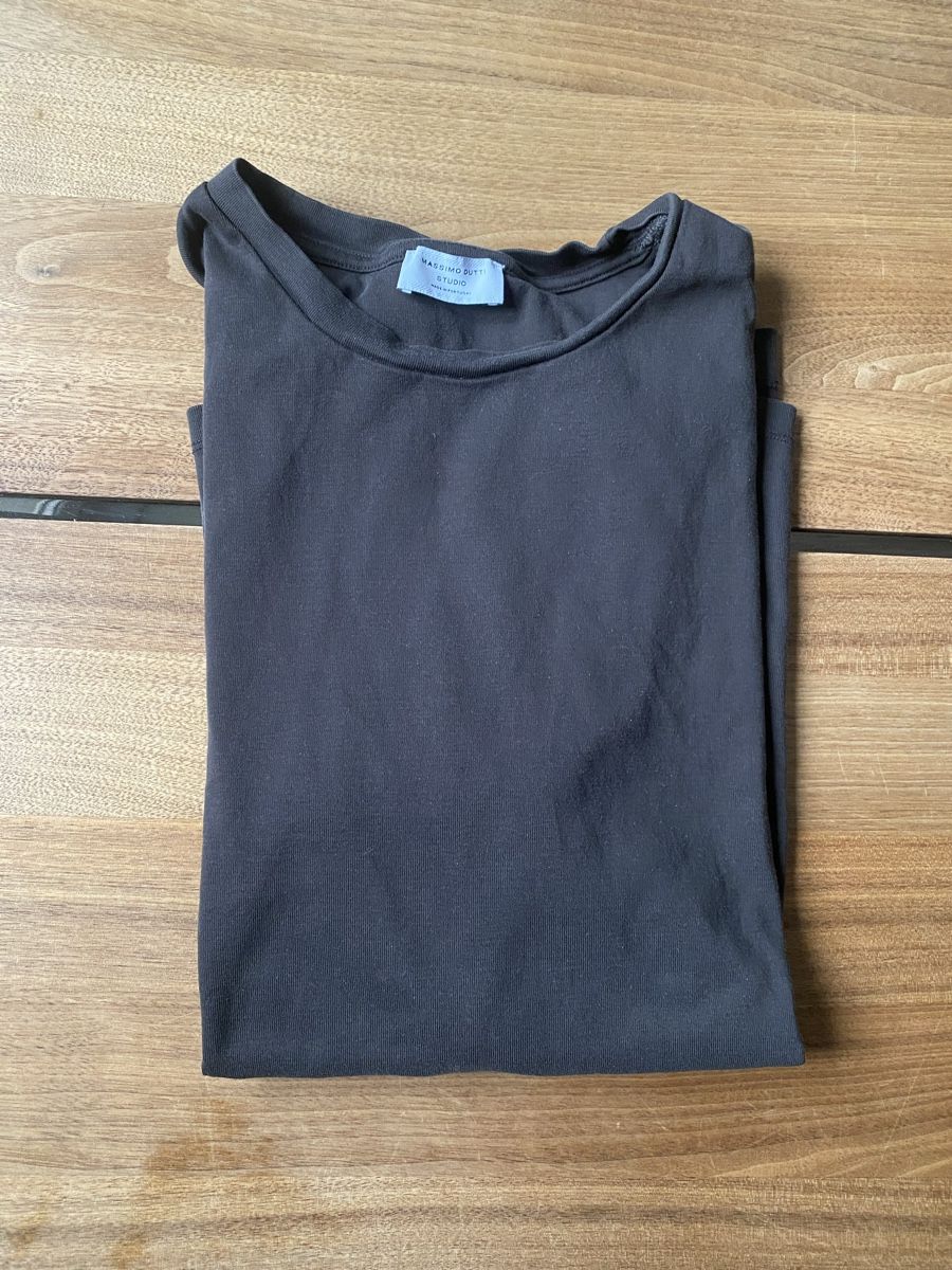Massimo Dutti T-shirt: Massimo Dutti T-Shirt Braun L – Usato da Bern venduto da mod18