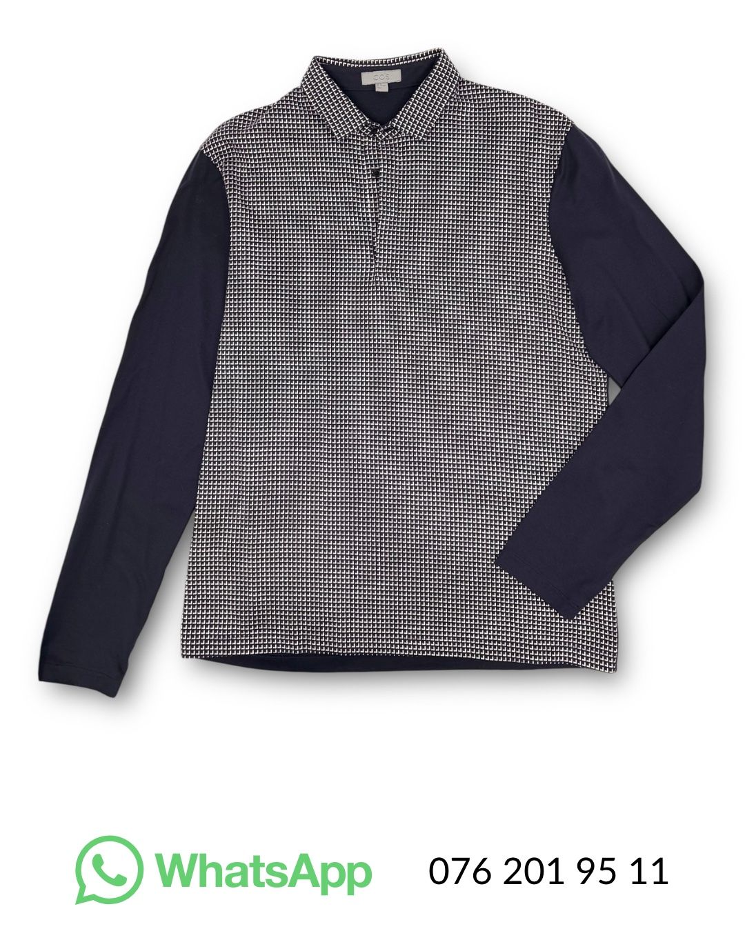 Cos Polo-Shirts: COS Polo Langarm marine Gr. M – Gebraucht aus Binningen von Designerlabels 3