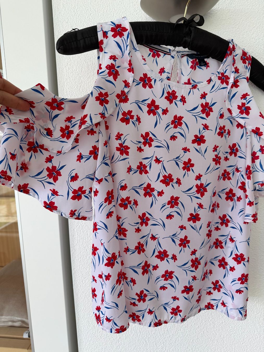 Tommy Hilfiger Camicette: Tommy Hilfiger Sommer Bluse, Grösse M, Blumenmuster – Usato da Hohenrain venduto da murmelinchen25 1