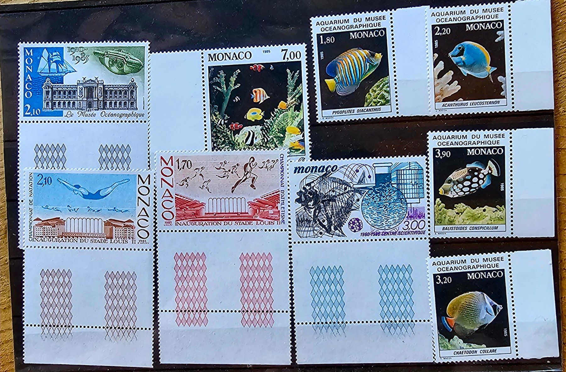 Alle Briefmarken: MONACO timbres neufs ** 1984-85 – Neu (gemäss Beschreibung) aus Les Valettes von Nuba1