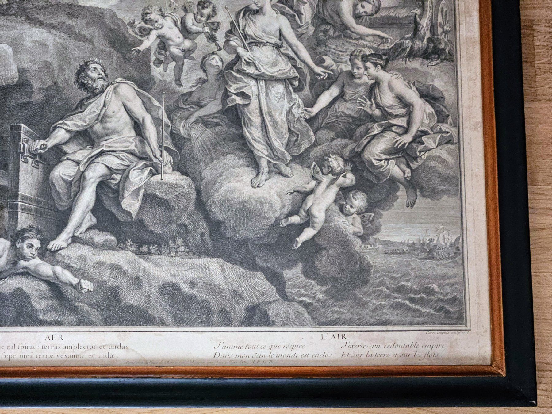 Grafica & Litografie: Die Vier Elemente – Die Luft, 1718, R! – Usato da Lugano venduto da Numisartes 8
