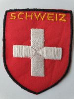 Vintage Badge Wappen SCHWEIZ ST. GALLER STICKEREI