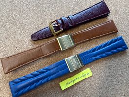 3 Stück Uhrenarmband 20mm, bracelets de montre