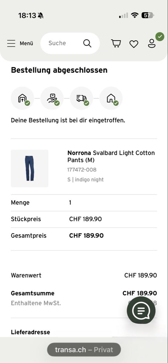 Norrøna Pantaloni: Norrona Herren Wander und Freizeitshose. Grösse S – Usato da Luzern venduto da mar_x96f 7