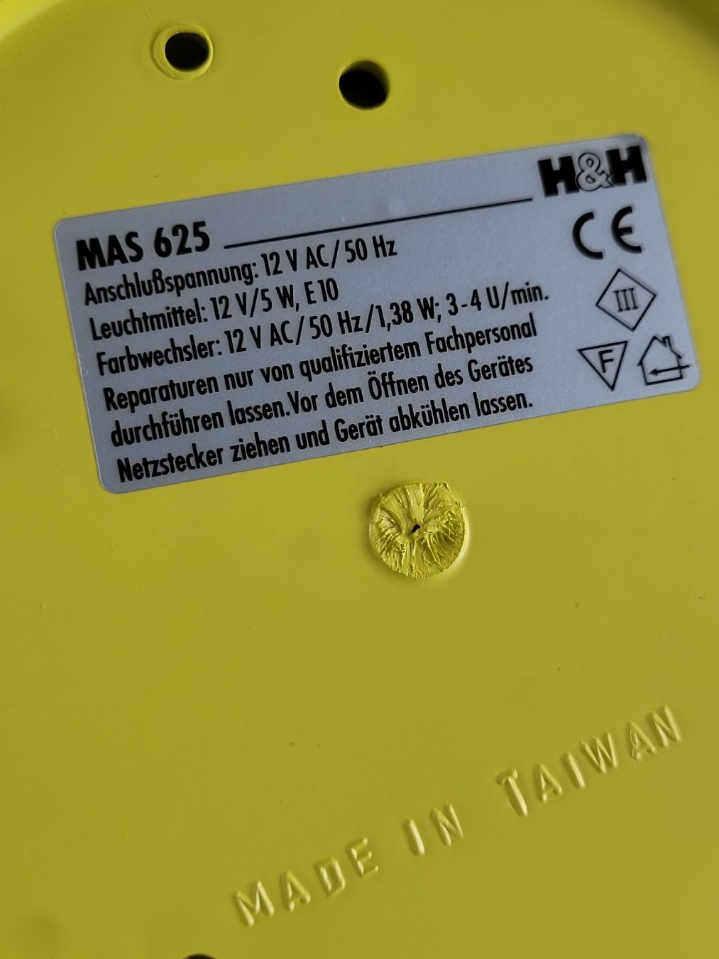 Lampen: Original 80er Jahre Muschellampe mit Farbwechsler – Gebraucht aus Buttikon SZ von Renco 5