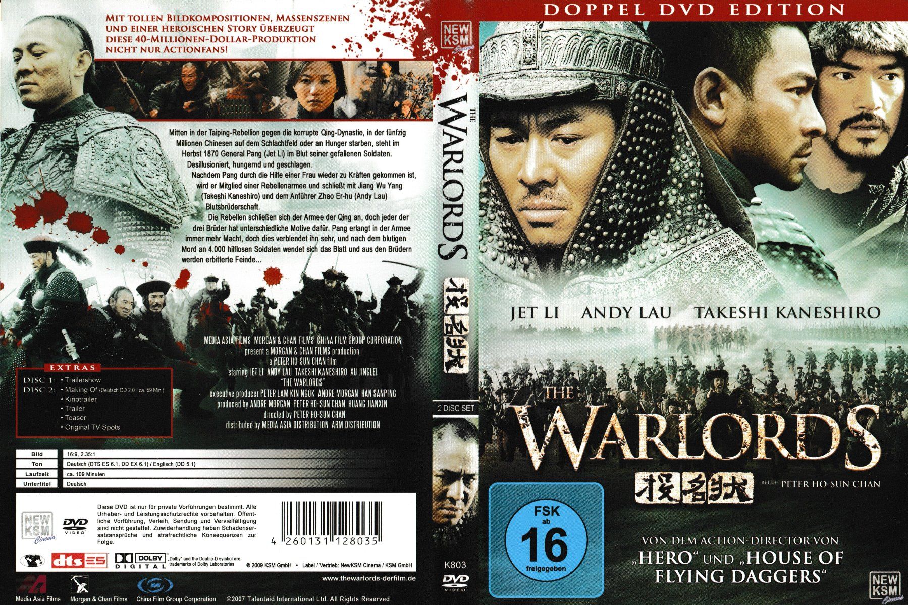 Tutti i DVDs: DVD - The Warlords - 2Disc Edition – Usato da Langnau am Albis venduto da MediaRescuerKeLoX