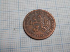 Tschechoslowakei 5 Heller, 1931 rar