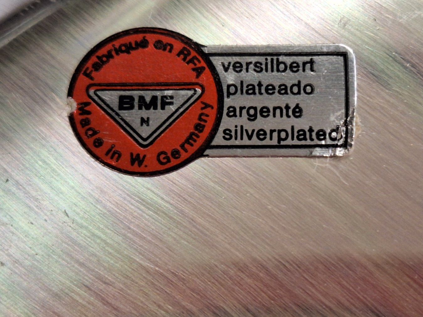 Teller: Teller versilbert ,BMF  w. Germany – Gebraucht aus Arlesheim von shopradl 1