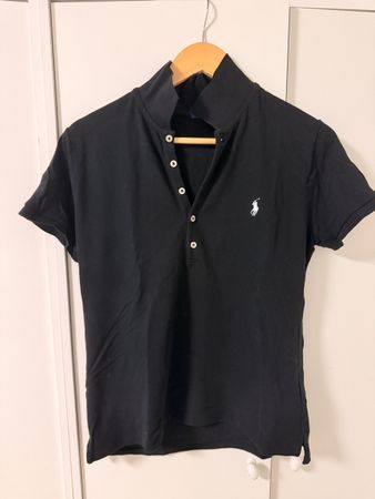 Polo Ralph Lauren Poloshirt schwarz Slim Fit