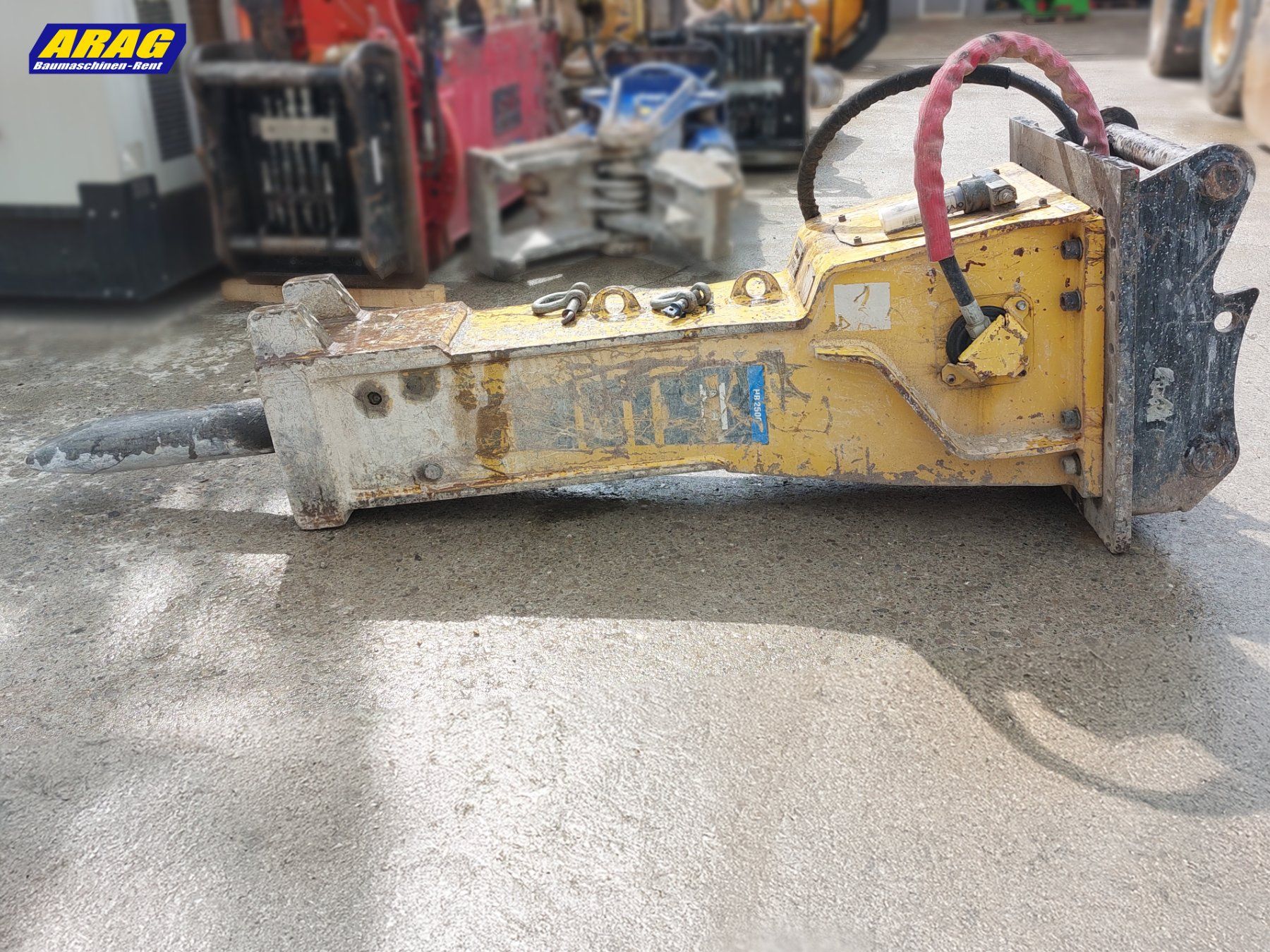 Atlas Copco Tutti gli attrezzi: Epiroc / Atlas Copco HB2500DP Abbauhammer – Usato da Hasle LU venduto da Arag08 1