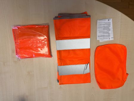 LEUCHTWESTE WARNWESTEN SET, Top Zustand, NEU!