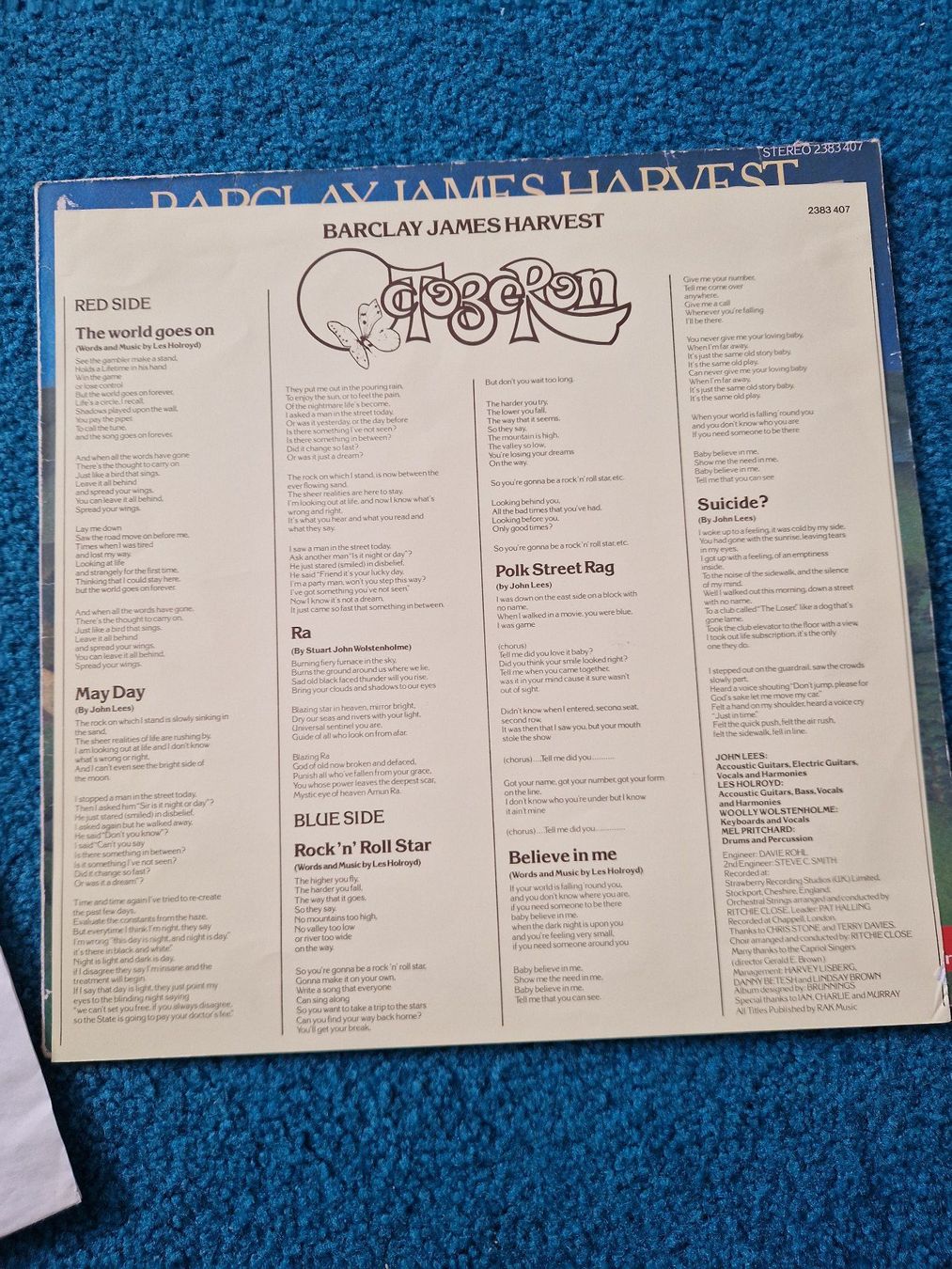 Dischi in vinile: LP Barclay James Harvest "Octoberon" – Usato da Aefligen venduto da Akoni 2