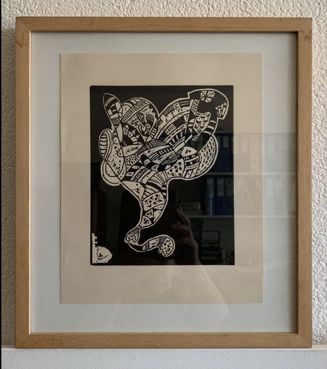Xilografie: Wassily Kandinsky Original Holzschnitt – Usato da Biel/Bienne venduto da Katja01112