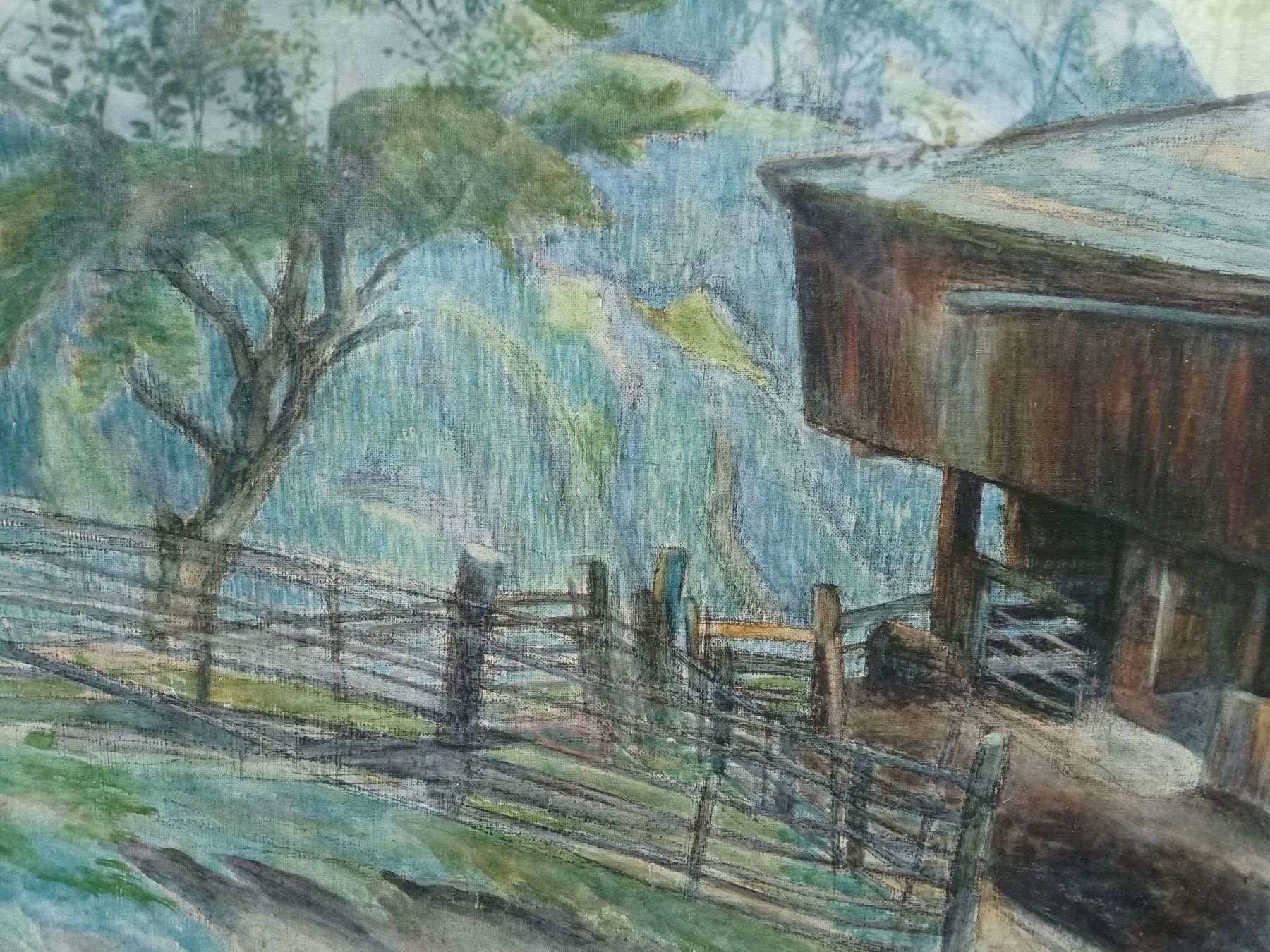 Dipinti: Walter Rupp - grosses Landschaftsbild – Usato da Altstätten SG venduto da GGsGameshop