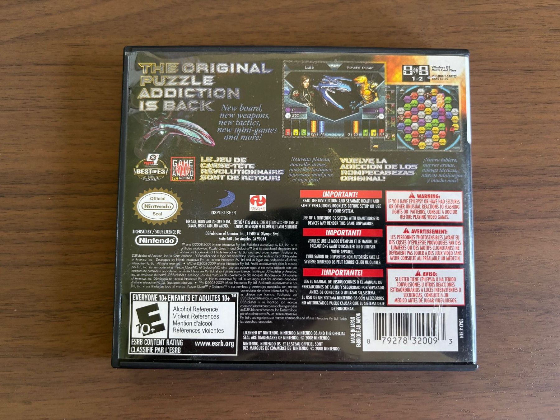 Nintendo Jeux: Puzzle Quest Galactrix [DS][US] – D'occasion à Killwangen par Ryusens 1