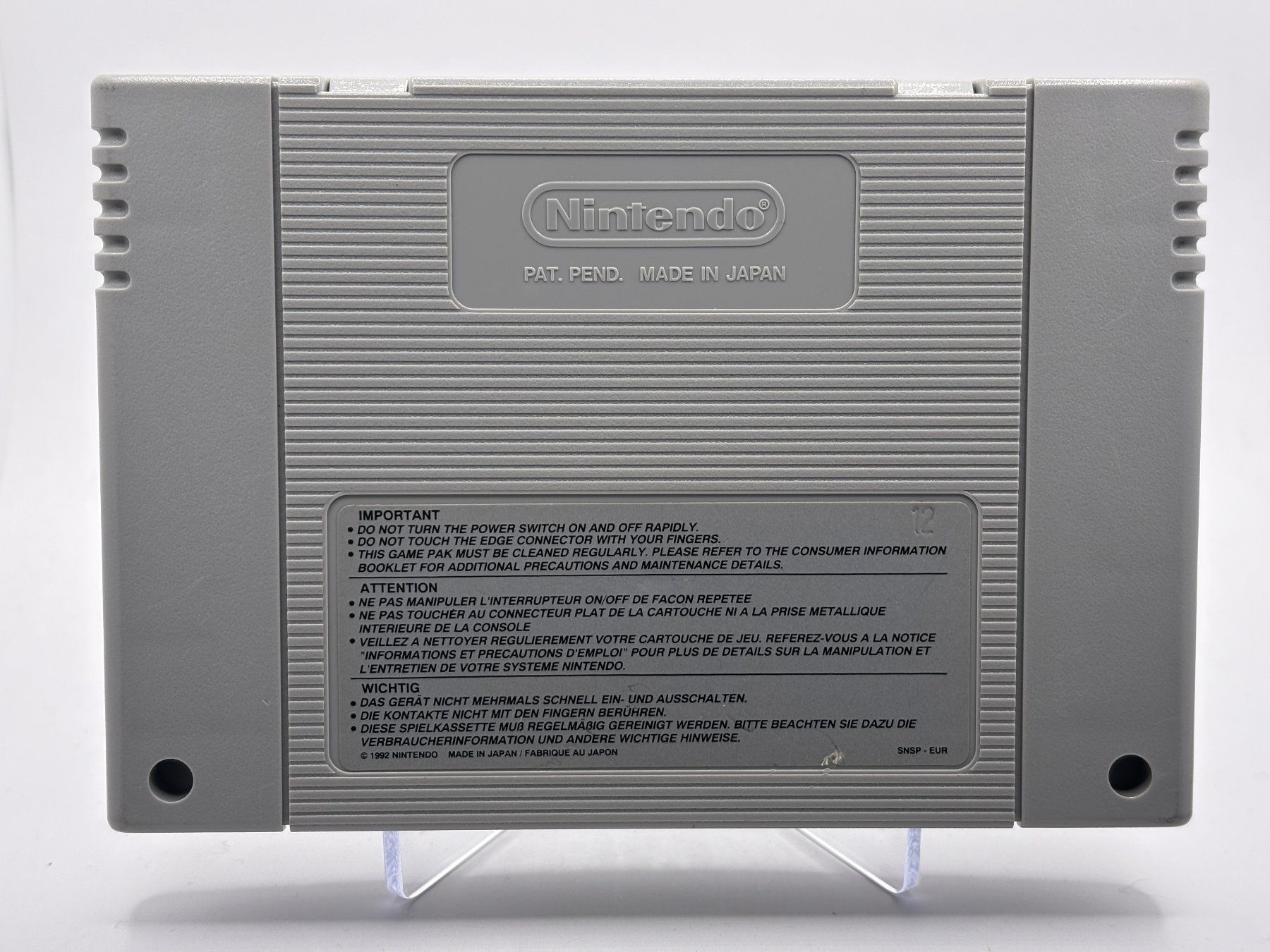 Giochi: SNES - F-Zero – Usato da Allschwil venduto da Bullach 1