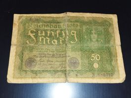 Billet 50 Mark Allemagne 1919