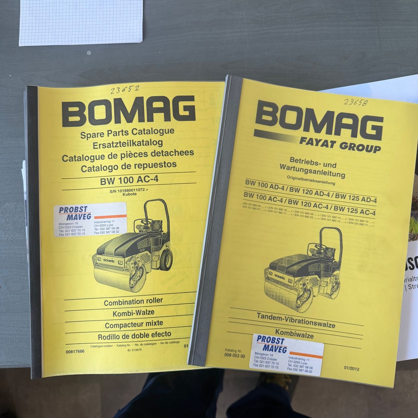 Bomag Tutte le macchine: Bomag Kombiwalze 2.6T – Usato da Menziken venduto da Tairi10 6