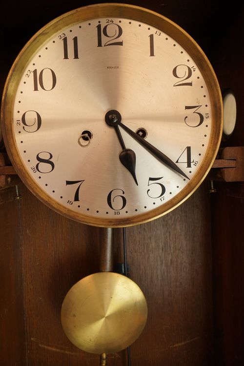 Gong Uhr Pendel Einstellen Wanduhr 