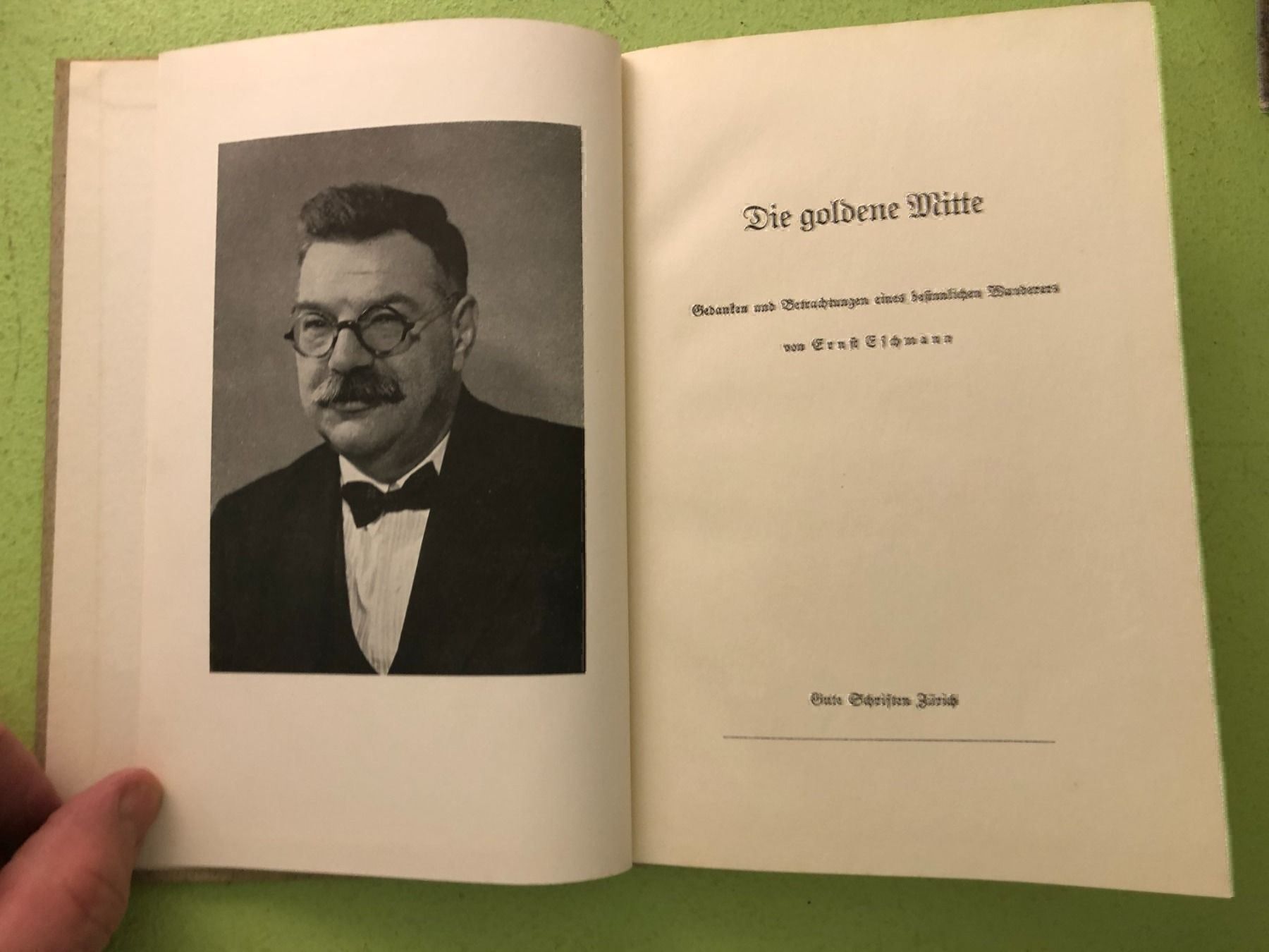 Libri: Ernst Eschmann: Die goldene Mitte – Usato da Zürich venduto da allp 1