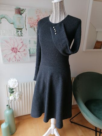 Strickkleid anthrazit S. Oliver